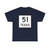 Texas 51 (Texas) (Road Sign) T-Shirt