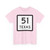 Texas 51 (Texas) (Road Sign) T-Shirt