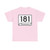Tennessee 181 (Tennessee) (Road Sign) T-Shirt