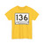 Tennessee 136 (Tennessee) (Road Sign) T-Shirt