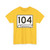 Tennessee 104 (Tennessee) (Road Sign) T-Shirt