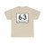 Tennessee 63 (Tennessee) (Road Sign) T-Shirt