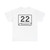 Tennessee 22 (Tennessee) (Road Sign) T-Shirt