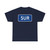 South plate small blue es (Puerto Rico) (Road Sign) T-Shirt