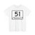 Tennessee 51 (Tennessee) (Road Sign) T-Shirt