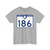 South Carolina 186 (South Carolina) (Road Sign) T-Shirt