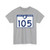 South Carolina 105 (South Carolina) (Road Sign) T-Shirt