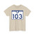 South Carolina 103 (South Carolina) (Road Sign) T-Shirt
