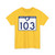 South Carolina 103 (South Carolina) (Road Sign) T-Shirt