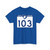 South Carolina 103 (South Carolina) (Road Sign) T-Shirt