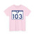 South Carolina 103 (South Carolina) (Road Sign) T-Shirt