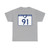 South Carolina 91 (South Carolina) (Road Sign) T-Shirt