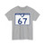 South Carolina 67 (South Carolina) (Road Sign) T-Shirt