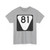 Secondary Tennessee 81 (Tennessee) (Road Sign) T-Shirt