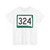 SD 324 (South Dakota) (Road Sign) T-Shirt