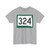 SD 324 (South Dakota) (Road Sign) T-Shirt