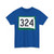 SD 324 (South Dakota) (Road Sign) T-Shirt
