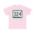 SD 324 (South Dakota) (Road Sign) T-Shirt
