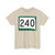 SD 240 (South Dakota) (Road Sign) T-Shirt