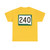 SD 240 (South Dakota) (Road Sign) T-Shirt