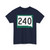 SD 240 (South Dakota) (Road Sign) T-Shirt