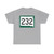 SD 232 (South Dakota) (Road Sign) T-Shirt