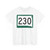 SD 230 (South Dakota) (Road Sign) T-Shirt