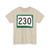 SD 230 (South Dakota) (Road Sign) T-Shirt