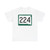 SD 224 (South Dakota) (Road Sign) T-Shirt