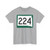 SD 224 (South Dakota) (Road Sign) T-Shirt