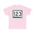 SD 123 (South Dakota) (Road Sign) T-Shirt