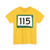 SD 115 (South Dakota) (Road Sign) T-Shirt
