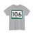 SD 106 (South Dakota) (Road Sign) T-Shirt