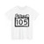 SD 105 1960 (South Dakota) (Road Sign) T-Shirt