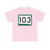 SD 103 (South Dakota) (Road Sign) T-Shirt