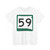 SD 59 (South Dakota) (Road Sign) T-Shirt