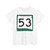 SD 53 (South Dakota) (Road Sign) T-Shirt