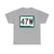 SD 47W (South Dakota) (Road Sign) T-Shirt