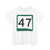 SD 47 (South Dakota) (Road Sign) T-Shirt
