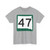 SD 47 (South Dakota) (Road Sign) T-Shirt
