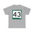 SD 43 (South Dakota) (Road Sign) T-Shirt