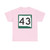 SD 43 (South Dakota) (Road Sign) T-Shirt