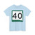 SD 40 (South Dakota) (Road Sign) T-Shirt