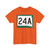SD 24A (South Dakota) (Road Sign) T-Shirt