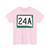 SD 24A (South Dakota) (Road Sign) T-Shirt