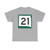 SD 21 (South Dakota) (Road Sign) T-Shirt