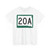 SD 20A (South Dakota) (Road Sign) T-Shirt
