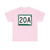 SD 20A (South Dakota) (Road Sign) T-Shirt