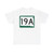 SD 19A (South Dakota) (Road Sign) T-Shirt
