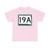 SD 19A (South Dakota) (Road Sign) T-Shirt